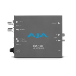 Hi5-12G-TR 12G-SDI to HDMI 2.0 Conversion with LC Fiber AJA