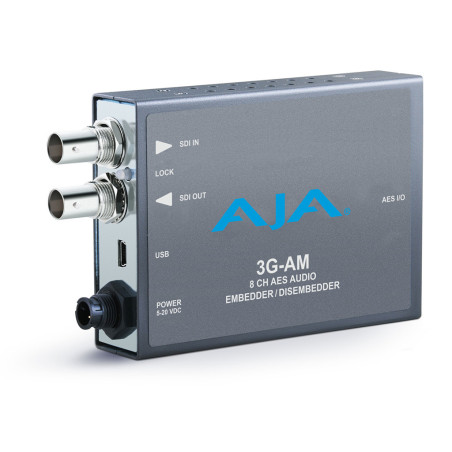 3G-AM-XLR Embedder/Disembedder 3G-SDI 8-Canaux AES Embed AJA