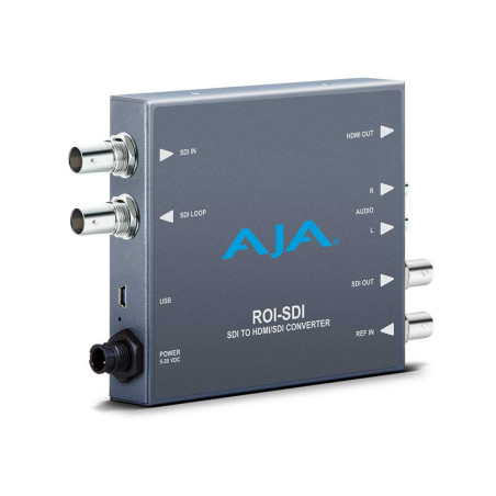 ROI-SDI 3G-SDI to HDMI/3G-SDI Scan Converter with Region AJA