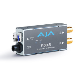 FiDO-R 1-Channel Single-Mode LC Fiber to 3G-SDI Receiver AJA