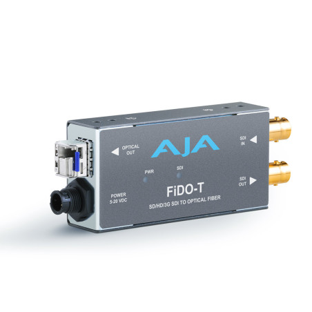FiDO-T 1-Channel 3G-SDI to Single-Mode LC Fiber Transmitter AJA