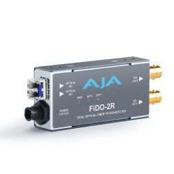 FiDO-2R 2-Channel Single Mode LC Fiber to 3G-SDI Receiver AJA