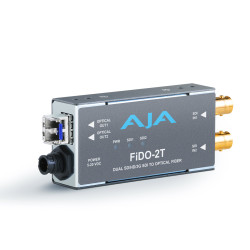 FiDO-2T 2-Channel 3G-SDI to Single-Mode LC Fiber Transmitter AJA