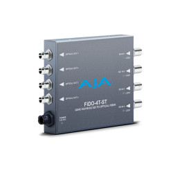 FiDO-4T-ST 4-Channel 3G-SDI to Single-Mode ST Fiber Transmitter AJA