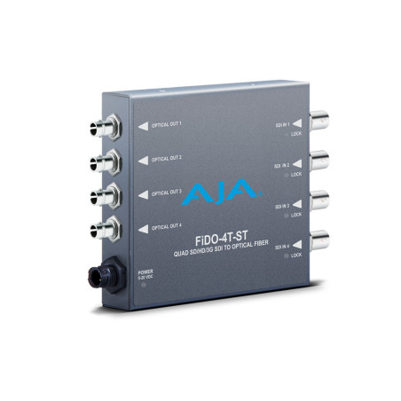 FiDO-4T-ST 4-Channel 3G-SDI to Single-Mode ST Fiber Tran AJA