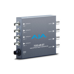 FiDO-4R-ST 4-Channel Single-Mode ST Fiber to 3G-SDI Rece AJA