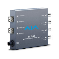 FiDO-4T 4-Channel 3G-SDI to Single-Mode LC Fiber Transmitter