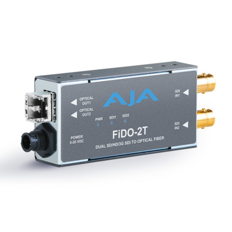 FiDO-2T-MM 2-Channel 3G-SDI to Multi-Mode LC Fiber Trans AJA