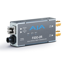 FiDO-2R-MM 2-Channel Multi-Mode LC Fiber to 3G-SDI Receiver AJA
