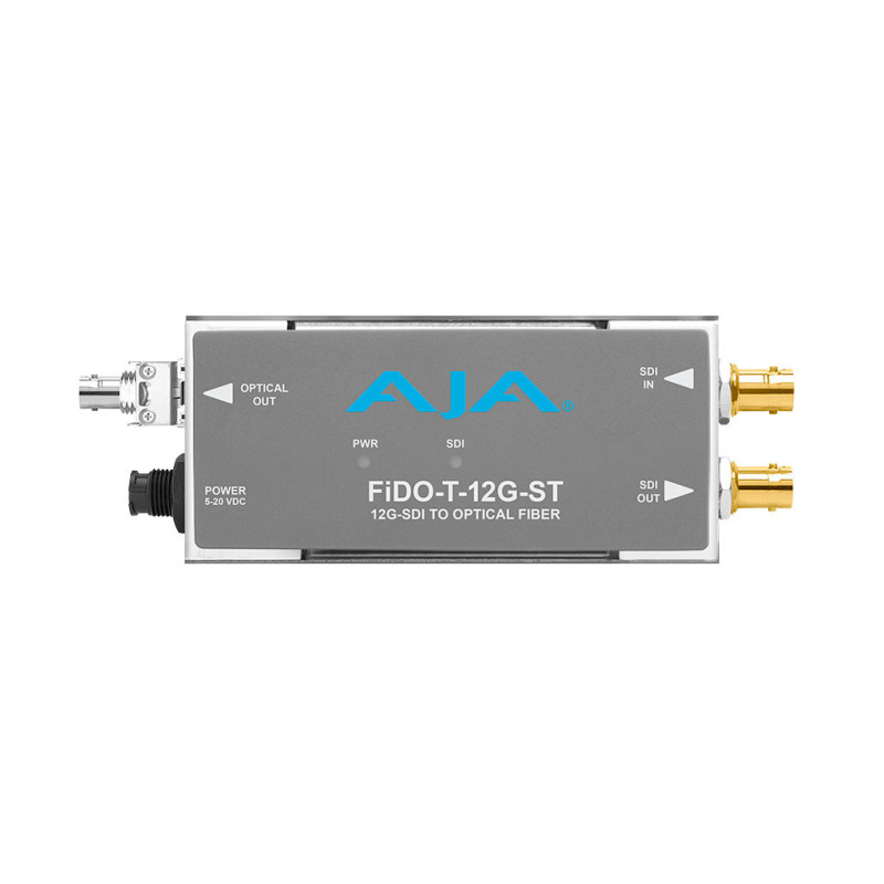 FiDO-T-12G-ST 1-Channel 12G-SDI to Single Mode ST Fiber Transmitter