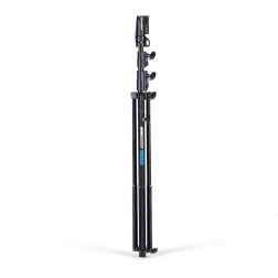 Grand pied lumière à air comprimé, aluminium, noir Grand