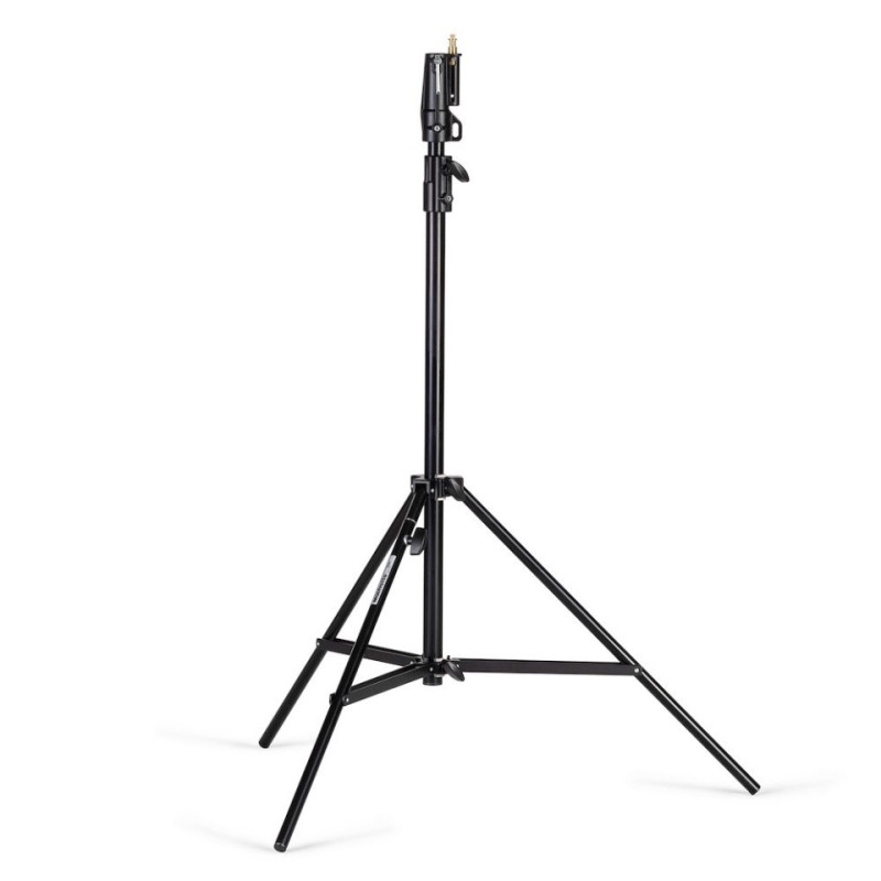 Pied lumière à 2 sections en aluminium, noir Pied lumière à 2 sections en aluminium, noir