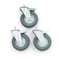 WHEEL SET 200 MM W/BRAKES