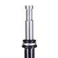 Pied Baby 35 en aluminium et noir