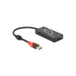 Concentrateur USB 3.1 Gen 1 externe USB Type-A  3 x USB Type-A + 2 emplacements lecteurs de carte SD Delock