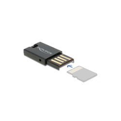 Lecteur de carte USB 2.0 pour cartes de mémoire Micro SD Delock