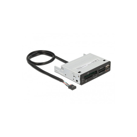 Lecteur de cartes 3.5" USB 2.0 à 5 fentes + 1 x USB 2.0