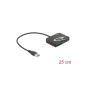 Lecteur pour cartes de mémoire XQD / SD / Micro SD + port USB Type-A Lecteur pour cartes de mémoire XQD / SD / Micro SD + port USB Type-A