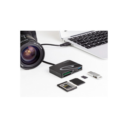Lecteur pour cartes de mémoire XQD / SD / Micro SD + por