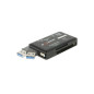 Lecteur de carte SuperSpeed USB pour cartes de mémoire CF / SD / Micro SD / MS / M2 / xD Lecteur de carte SuperSpeed USB pour cartes de mémoire CF / SD / Micro SD / MS / M2 / xD