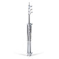 Pied Baby 40, en aluminium et noir