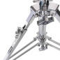 Pied Baby 40, en aluminium et noir