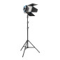 Pied Combo 35 en aluminium, noir