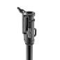 Pied Combo 35 en aluminium, noir