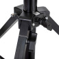 Pied Combo 35 en aluminium, noir