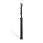 Pied Combo 45, en aluminium et noir