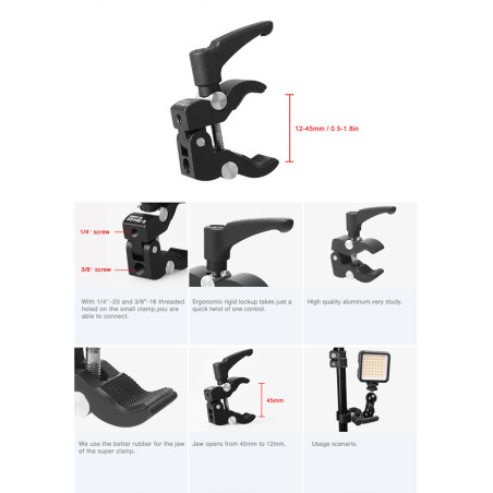 EI-A05M - Micro clamp Micro clampThe E-IMAGE new EI-A05M E-Image