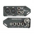 Amplificateur 3 casques stéréo - 3 départs, 2 entrées. Alimentation 2 piles AA Sound Devices