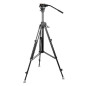 Pied stable avec tete fluide pour cameras PTZ Haut max 2.4m Pied stable avec tete fluide pour cameras PTZ Haut max 2.4m