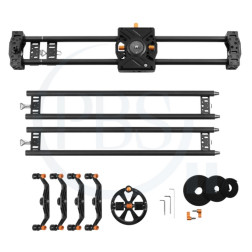 ES220 Slider Carbone 220cm modulable 80-150 ou 220 cmAss E-Image