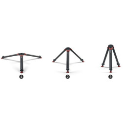 4585 Flowtech 75mm Trépied triangle intermediaire Charge Sachtler