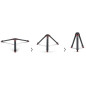 4585 Flowtech 75mm Trépied triangle intermediaire 4585 Flowtech 75mm Trépied triangle intermediaire