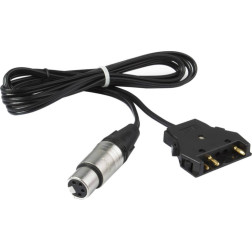 S-7100S Cordon XLR4 Femelle pour batteries VMount Le câb Swit