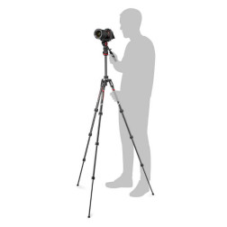 MVKBFRTC-LIVE Befree Live carbone M-Lock + rotule fluide Manfrotto
