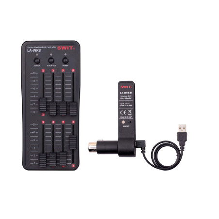 Télécommande DMX sans fil + 3 récepteurs 1 émetteur télé Swit