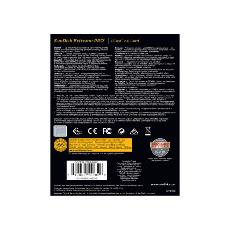 CFast 2.0 Extreme Pro 512Go CFast 2.0 Extreme Pro 512Go