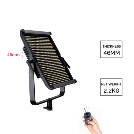 900 Leds bicolor avec télécommande sans fil Panneau 900