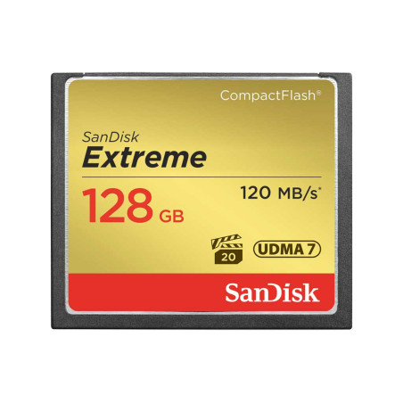 Compact Flash Extreme 128Go 120Mos Compact Flash Extrem SanDisk