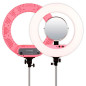 Round Vlogger 18-inch LED Set Economy with Bag - Pink Round Vlogger 18-inch LED Set Economy with Bag - Pink