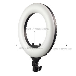 Round Vlogger 12-inch LED Set with Bag - Noir Caruba
