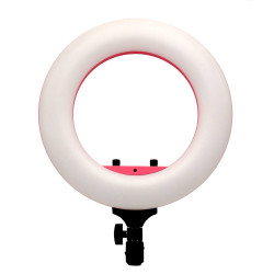 Round Vlogger 12-inch LED Set with Bag - Pink (MENZ) Caruba