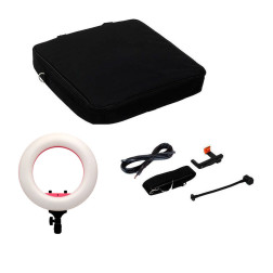 Round Vlogger 12-inch LED Set with Bag - Pink (MENZ) Caruba