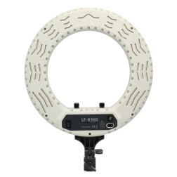 Round Vlogger 12-inch LED Set with Bag - Blanc Découvrez