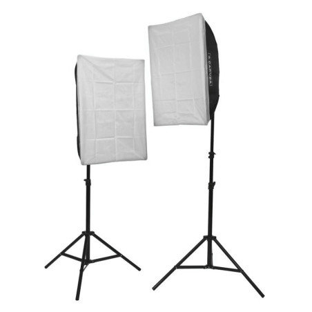 kit 2 éclairage COB avec pieds - lumière du jour Caruba