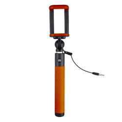 Caruba Selfie Stick Plug & Play - Oranje Caruba