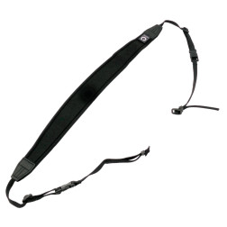Camera Neckstrap - extra long + Quick release (Noir) Déc Caruba